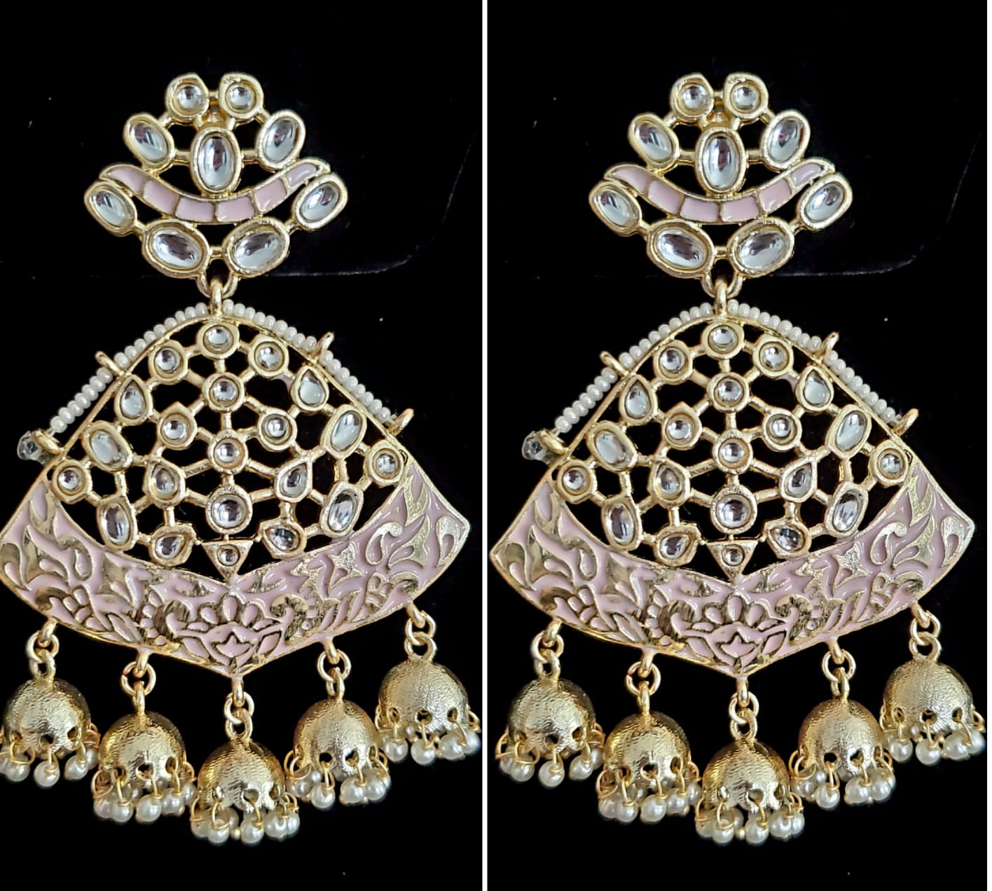 Baby Pink Jhumka