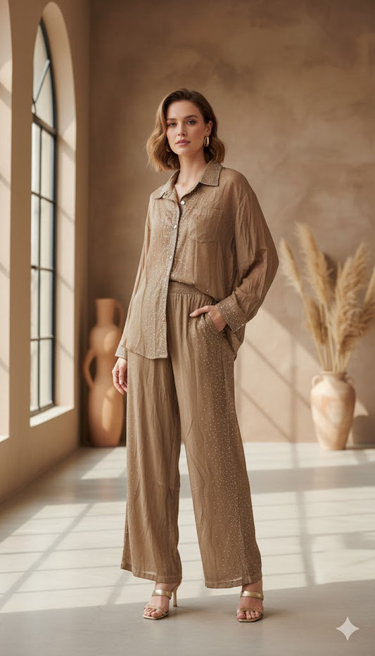 Light Brown Shimmer Set