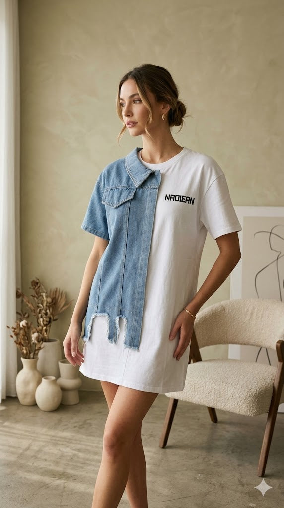 Denim designer Dress